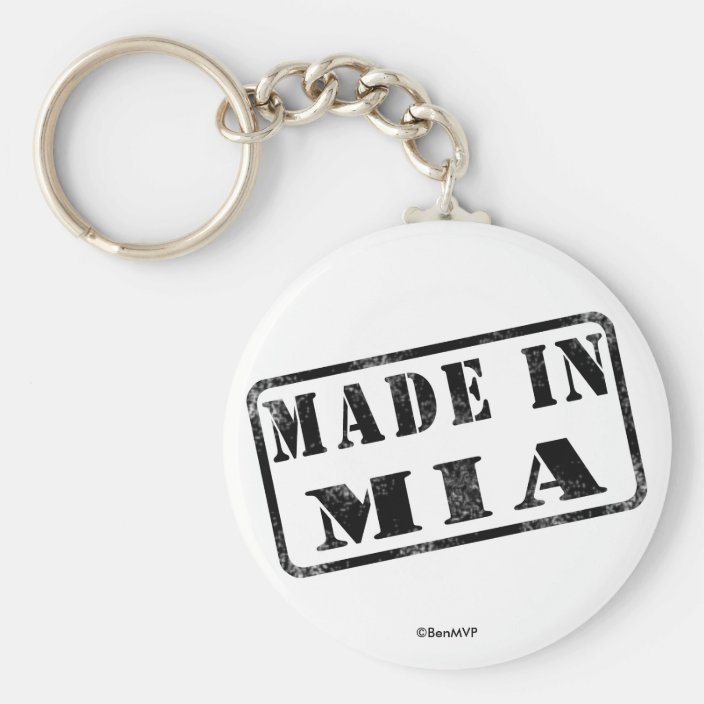 Made in MIA Keychain