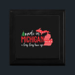 Made In Michigan A Long Long Time Ago Christmas Gift Box<br><div class="desc">Made In Michigan A Long Long Time Ago Christmas</div>