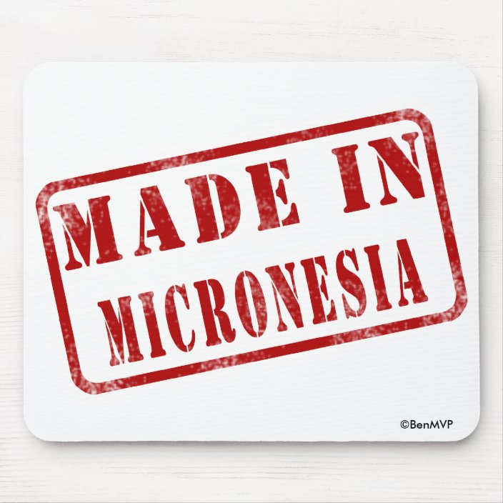 Made in Micronesia Mousepad