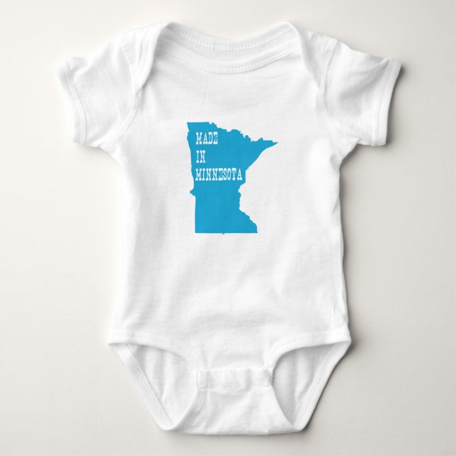 Made In Minnesota Baby Bodysuit (Front)