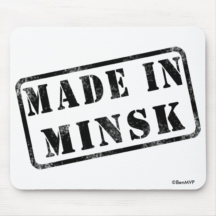Made in Minsk Mouse Pad