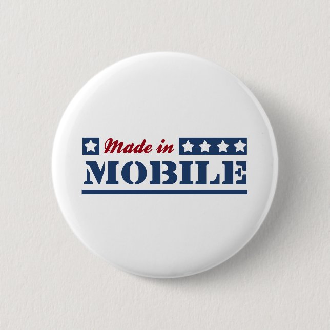 Made in Mobile Button (Front)