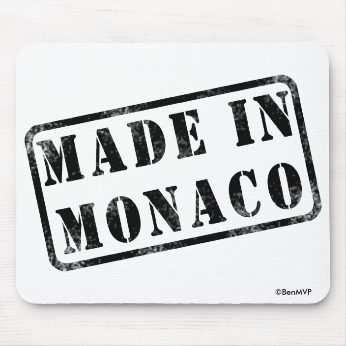 Made in Monaco Mousepad