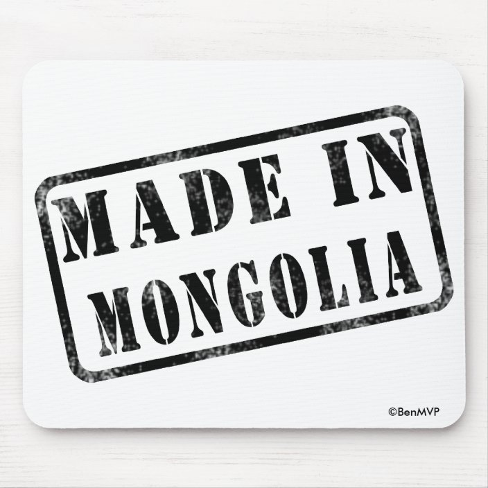 Made in Mongolia Mouse Pad
