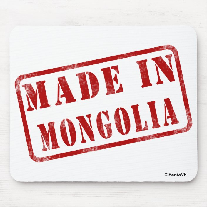Made in Mongolia Mousepad