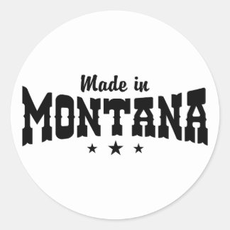 Made In Montana Stickers | Zazzle