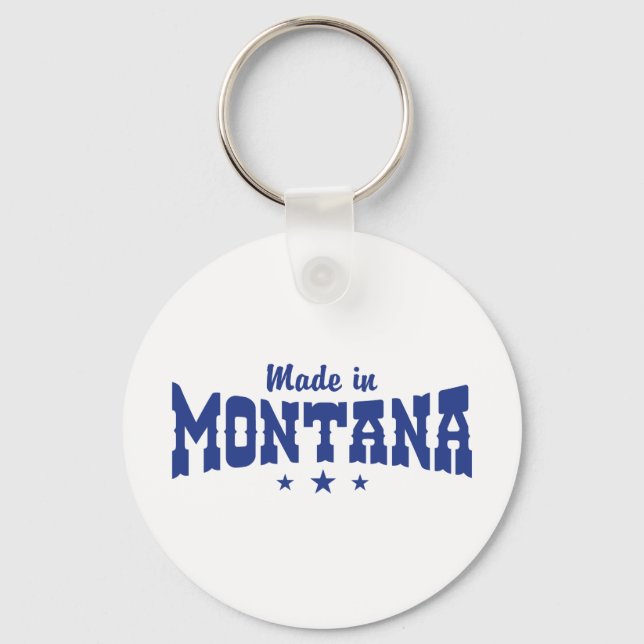 Made In Montana Keychain (Front)