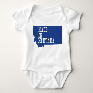 Made In Montana Shaped Infant Montanan Big Sky Baby Bodysuit