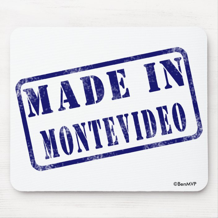 Made in Montevideo Mousepad