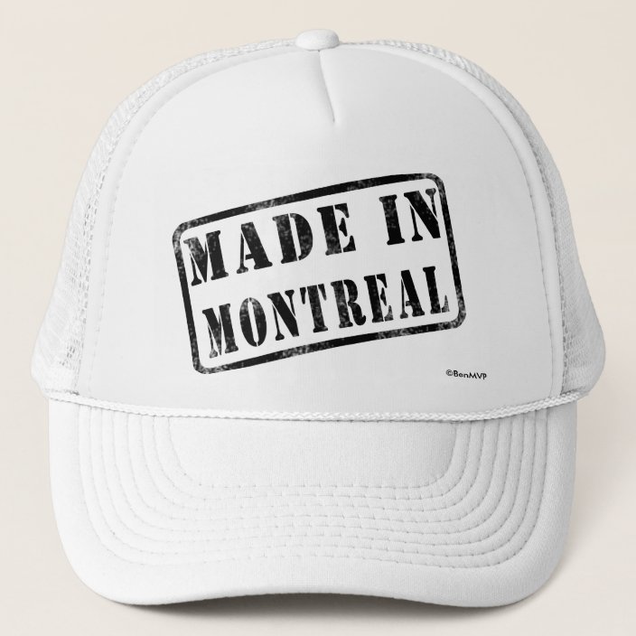 Made in Montreal Hat