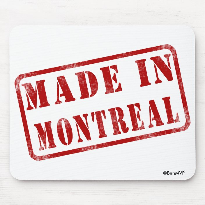 Made in Montreal Mouse Pad