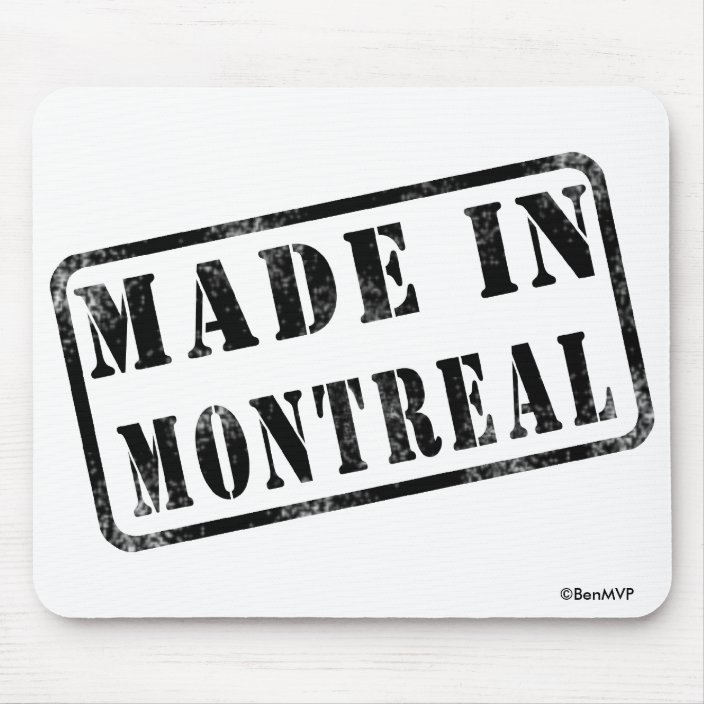Made in Montreal Mousepad