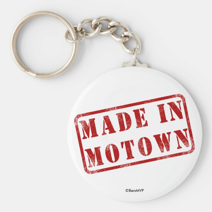 Made in Motown Key Chain