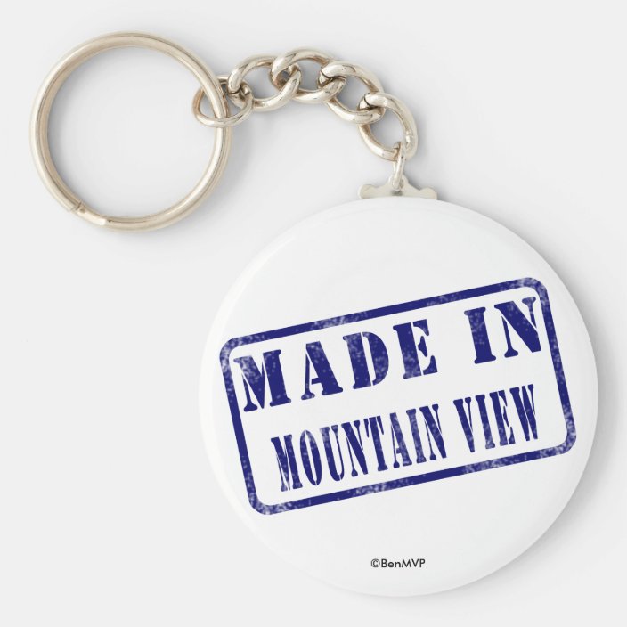Made in Mountain View Key Chain
