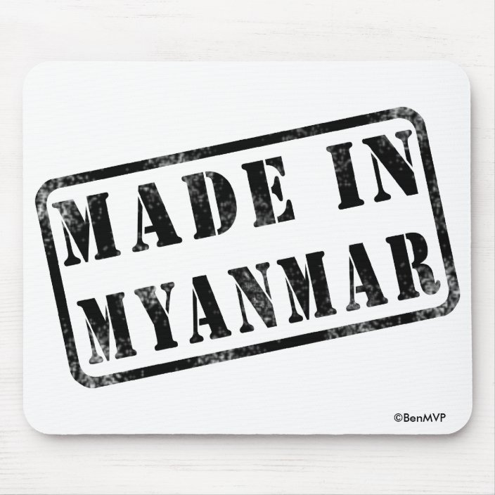 Made in Myanmar Mousepad
