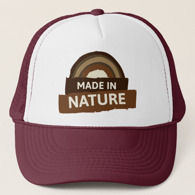 Made in Nature Vegan Ethical Kind Living Trucker Hat (Front)