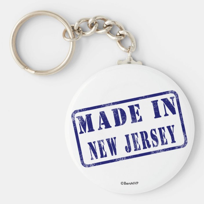 Made in New Jersey Key Chain