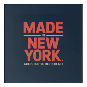 Made in New York Acrylic Print
