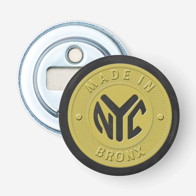 Made In New York Bronx Bottle Opener (Front)