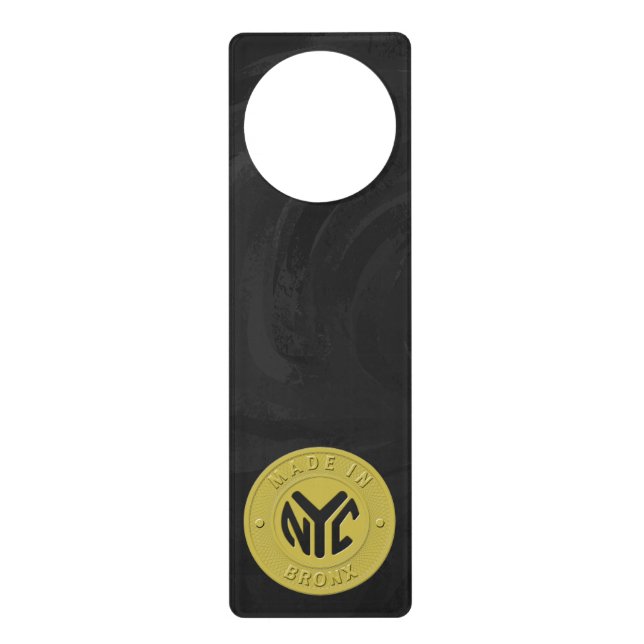 Made In New York Bronx Door Hanger (Front)