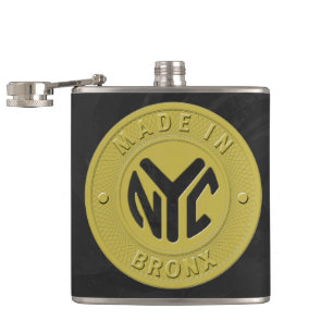 Made In New York Bronx Hip Flask