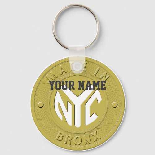 Made In New York Bronx Keychain