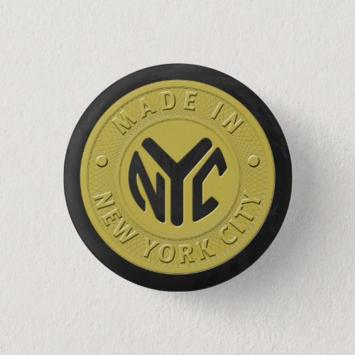Made In New York Button