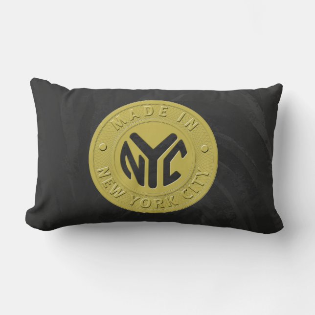 Made In New York Lumbar Pillow (Front)