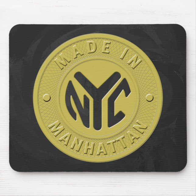 Made In New York Manhattan Mouse Pad (Front)