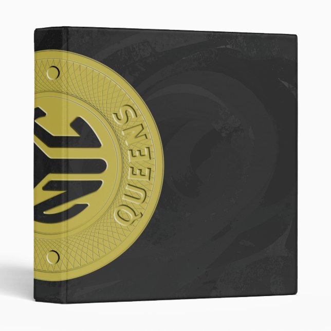 Made In New York Queens 3 Ring Binder (Front/Spine)