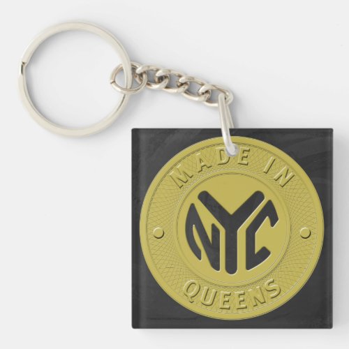 Made In New York Queens Keychain
