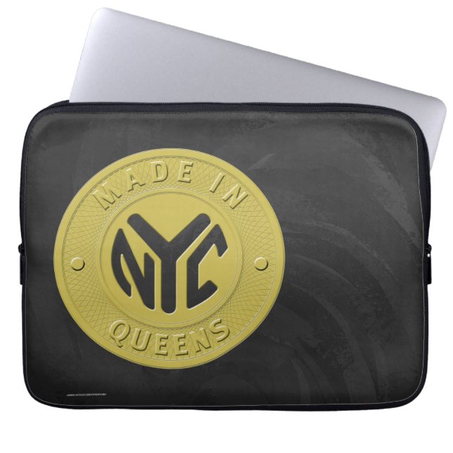 Made In New York Queens Laptop Sleeve (Front)
