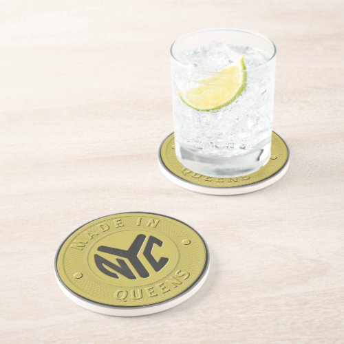 Made In New York Queens Sandstone Coaster