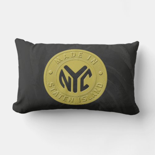 Made In New York Staten Island Lumbar Pillow