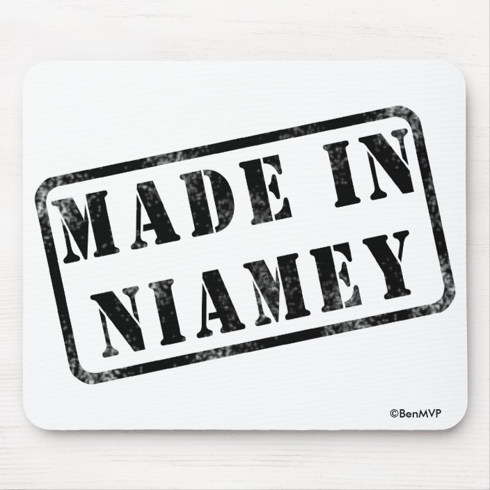 Made in Niamey Mousepad