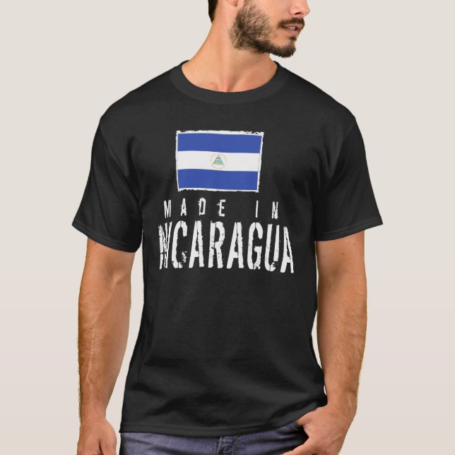 Made In Nicaragua - dark T-Shirt (Front)