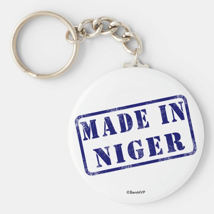 Made in Niger Key Chain