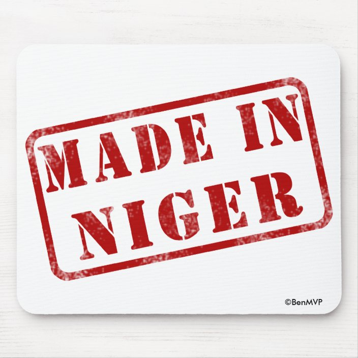 Made in Niger Mousepad