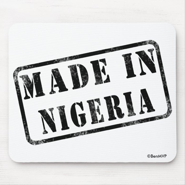 Made in Nigeria Mouse Pad