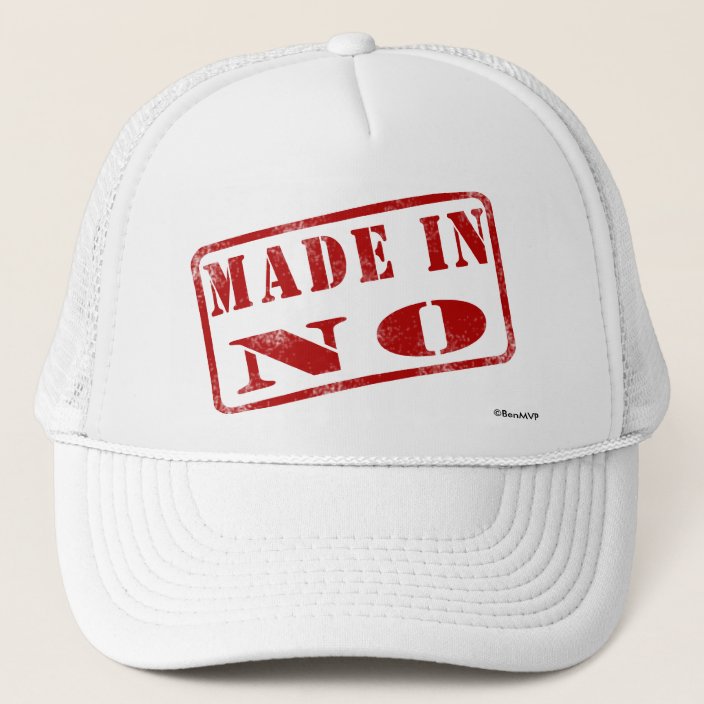 Made in NO Hat