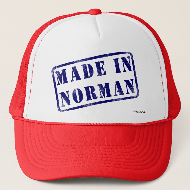 Made in Norman Trucker Hat (Front)