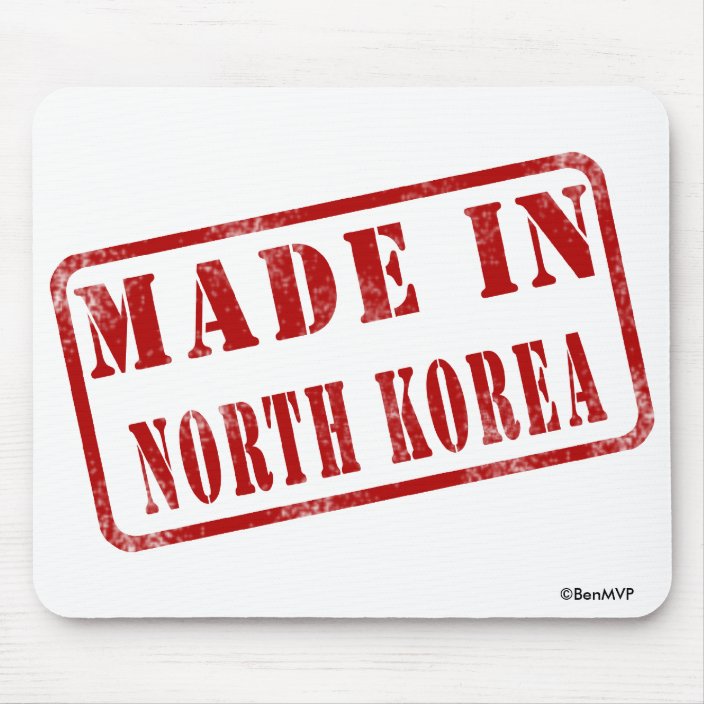 Made in North Korea Mouse Pad