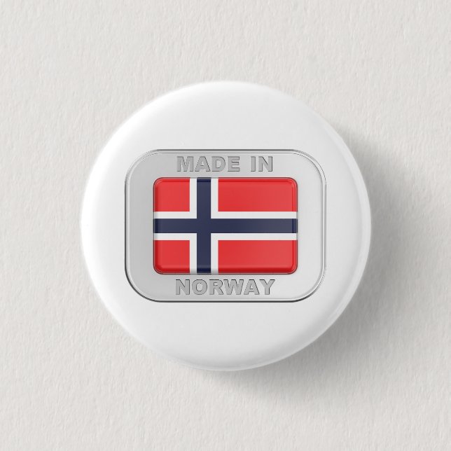 Made in Norway Button (Front)