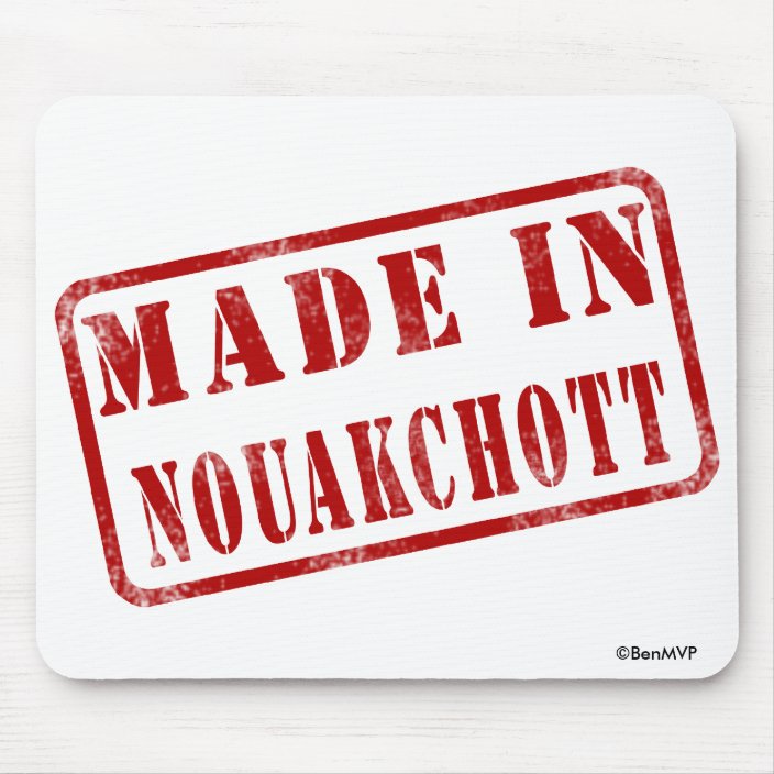 Made in Nouakchott Mousepad