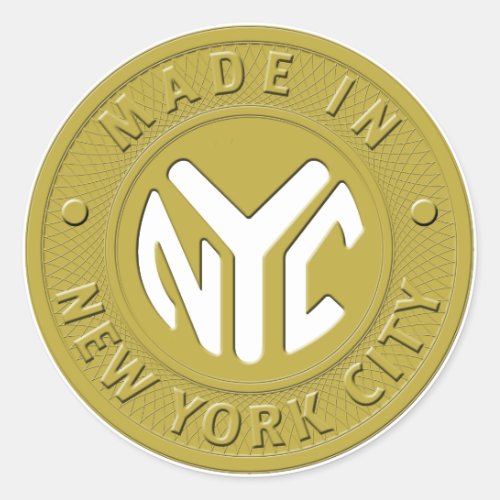 MADE IN NYC Stickers