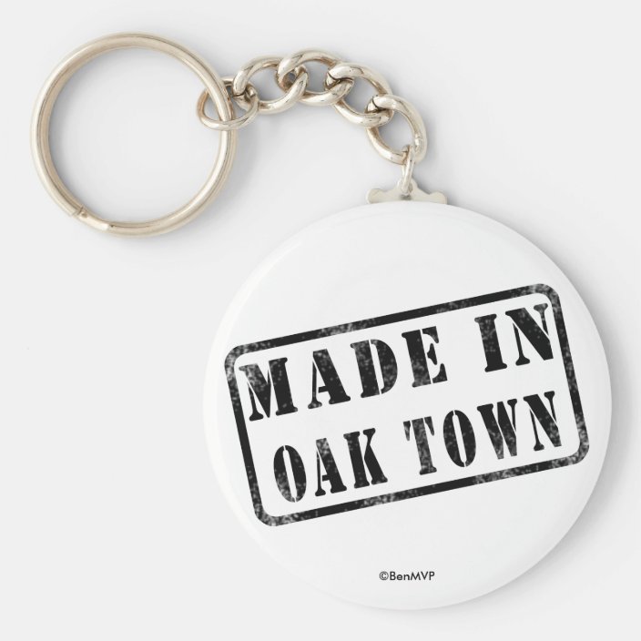 Made in Oak Town Keychain