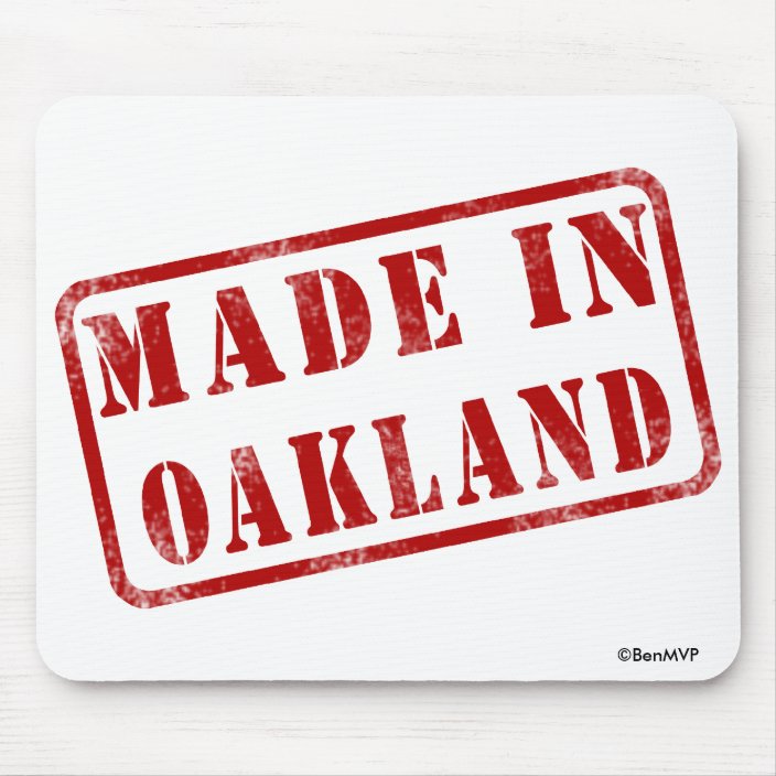 Made in Oakland Mousepad