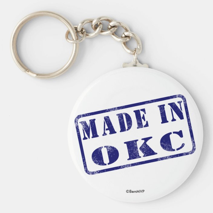 Made in OKC Keychain