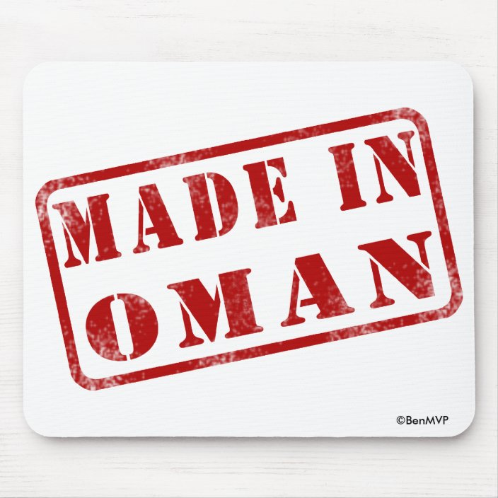 Made in Oman Mousepad