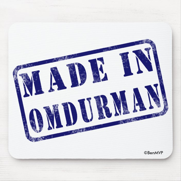 Made in Omdurman Mousepad